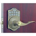 Lockeyusa Lockey Electronic Digital Door Lock E-985R Lever Lock, Antique Bronze E-985-R-ABZ